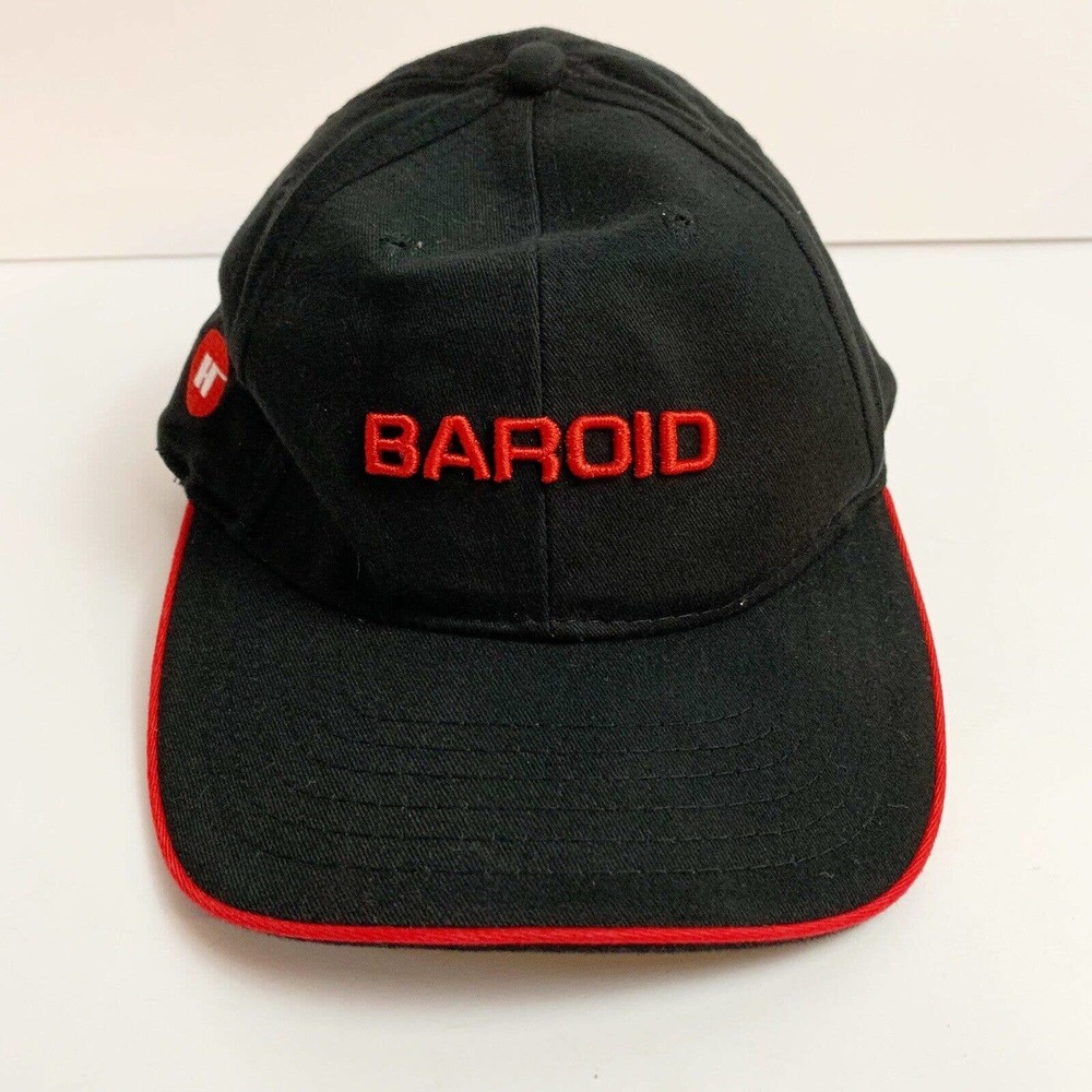 Baroid (Oil & Gas Drilling) Trucker's Cap Adjustable Back Black Red